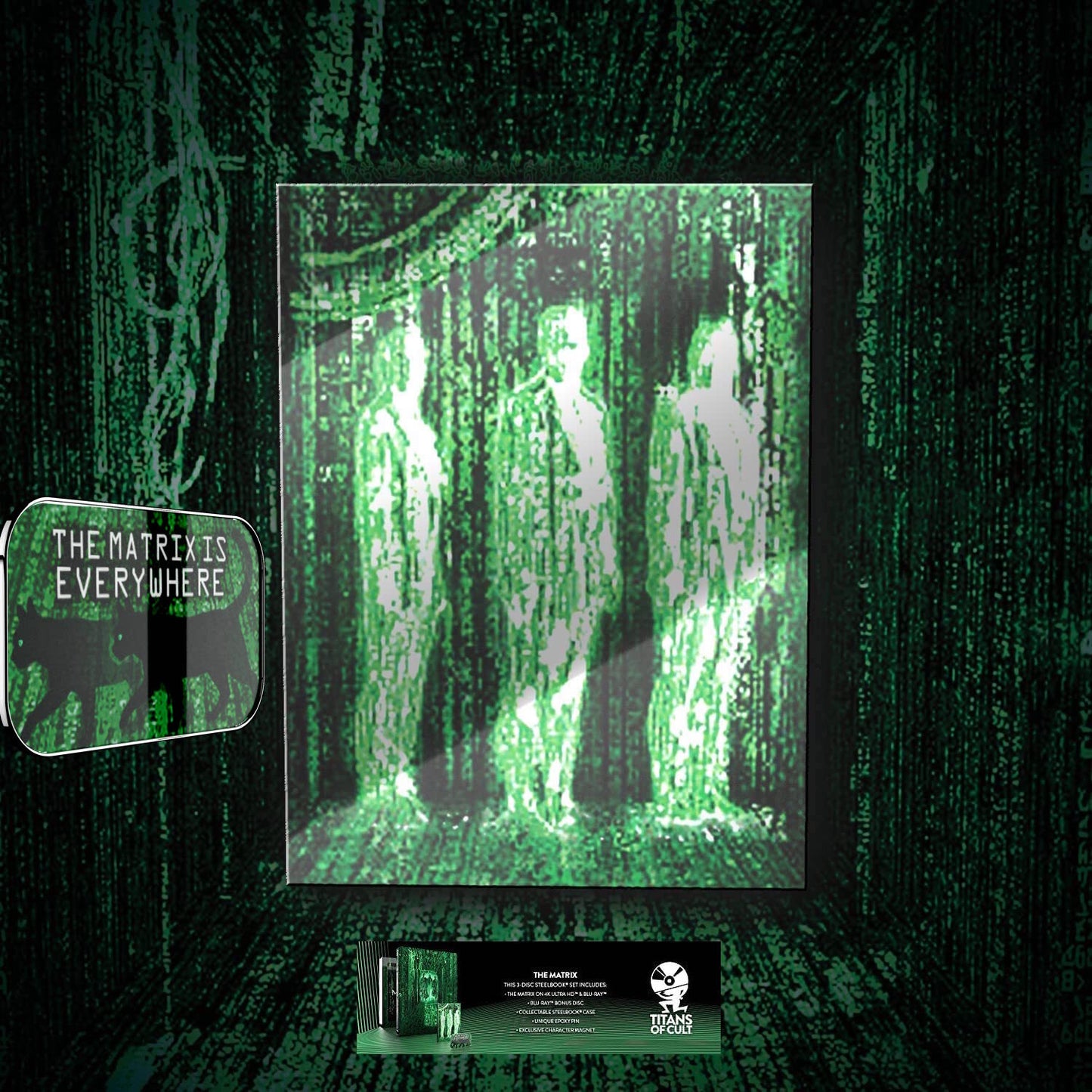 The Matrix 4K Full Slip SteelBook: Titans of Cult #16 (1999)(UK)