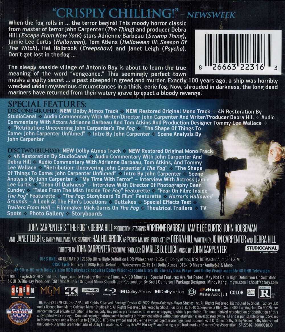 The Fog 4K: Collector's Edition (1980)