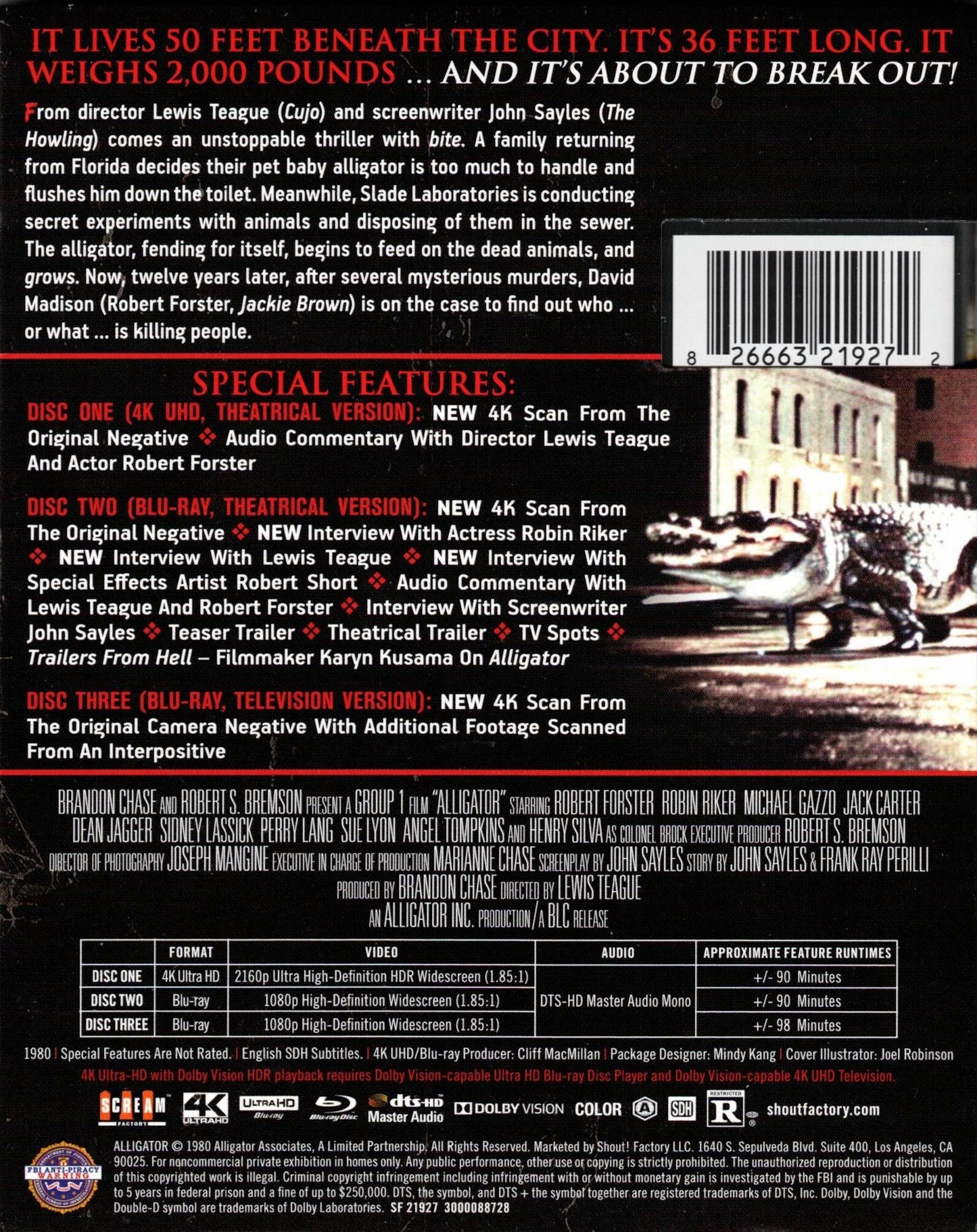 Alligator 4K (1980)