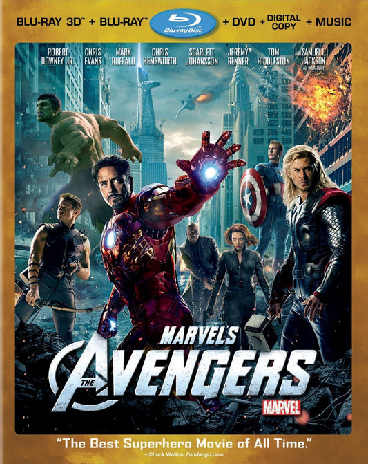 The Avengers 3D (2012)(Lenticular Slip)