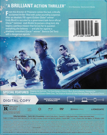 Sicario: Wal-Mart Edition (2015)(Exclusive Slip)