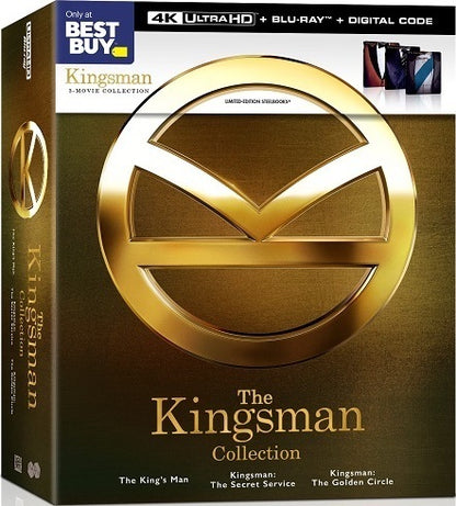 The Kingsman 4K 3-Movie Collection SteelBook (Exclusive)