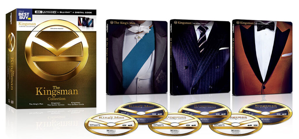 The Kingsman 4K 3-Movie Collection SteelBook (Exclusive)