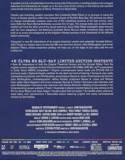 Wild Things 4K: Unrated - Limited Edition