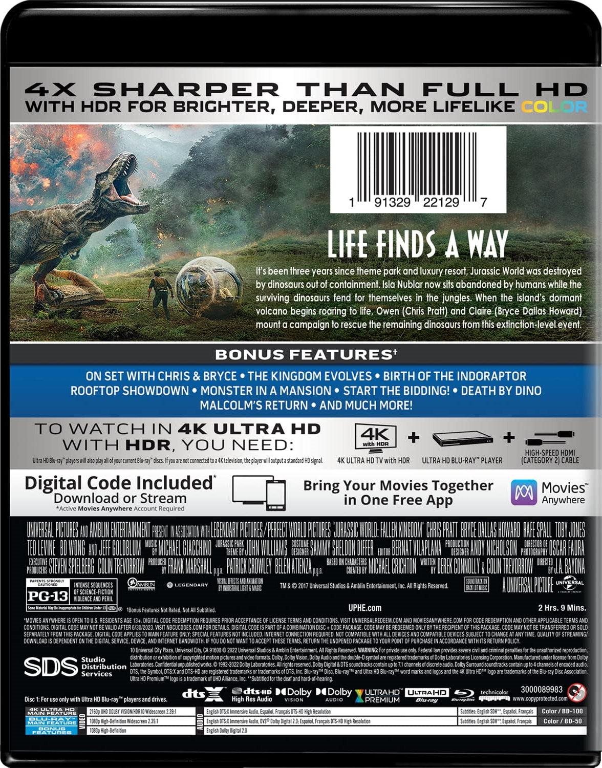 Jurassic World: Fallen Kingdom 4K (Re-release)