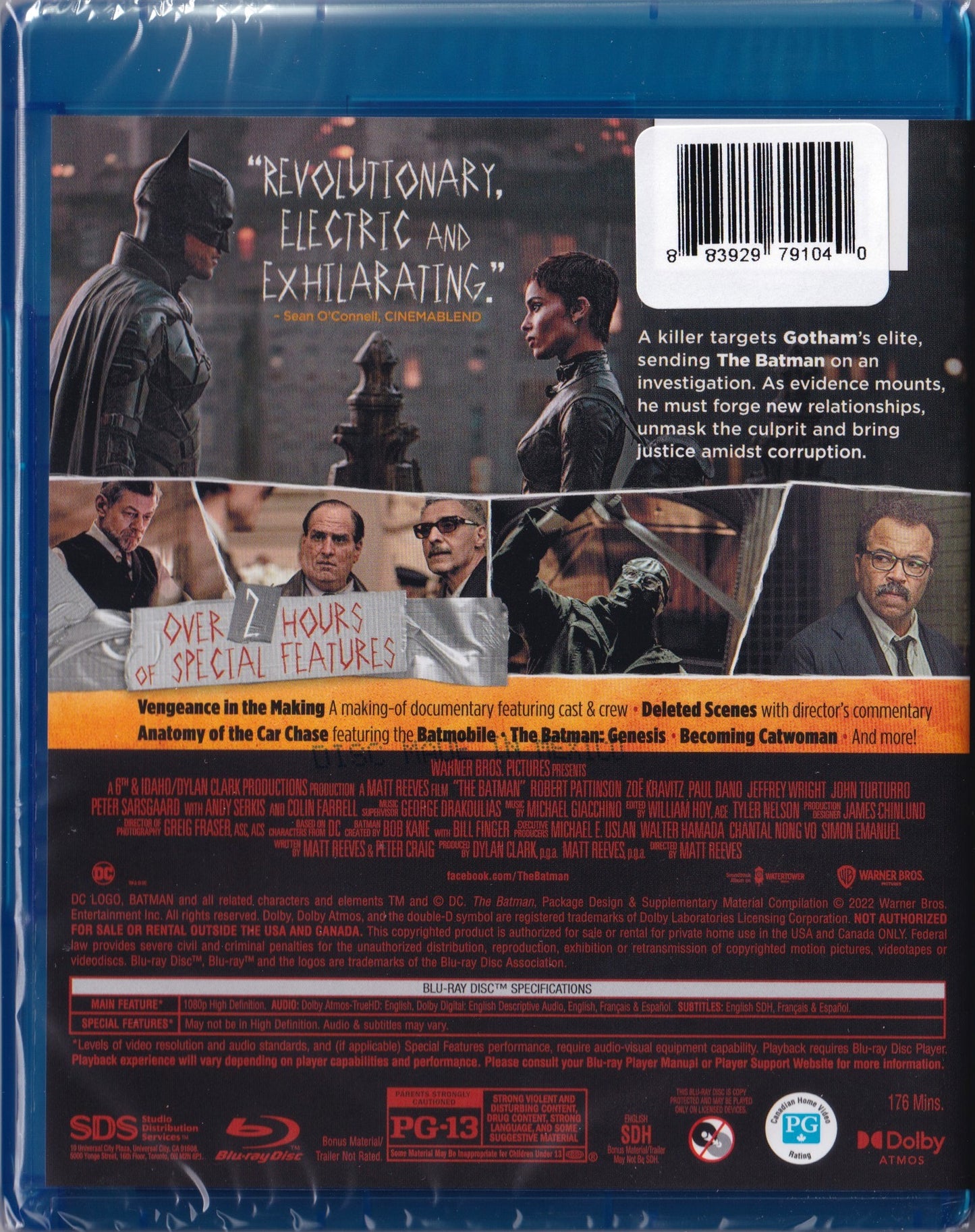 The Batman w/ Exclusive Content & Slip (2022)(Exclusive)