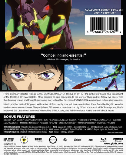 Evangelion: 3.0+1.11 Thrice Upon a Time 4K DigiPack