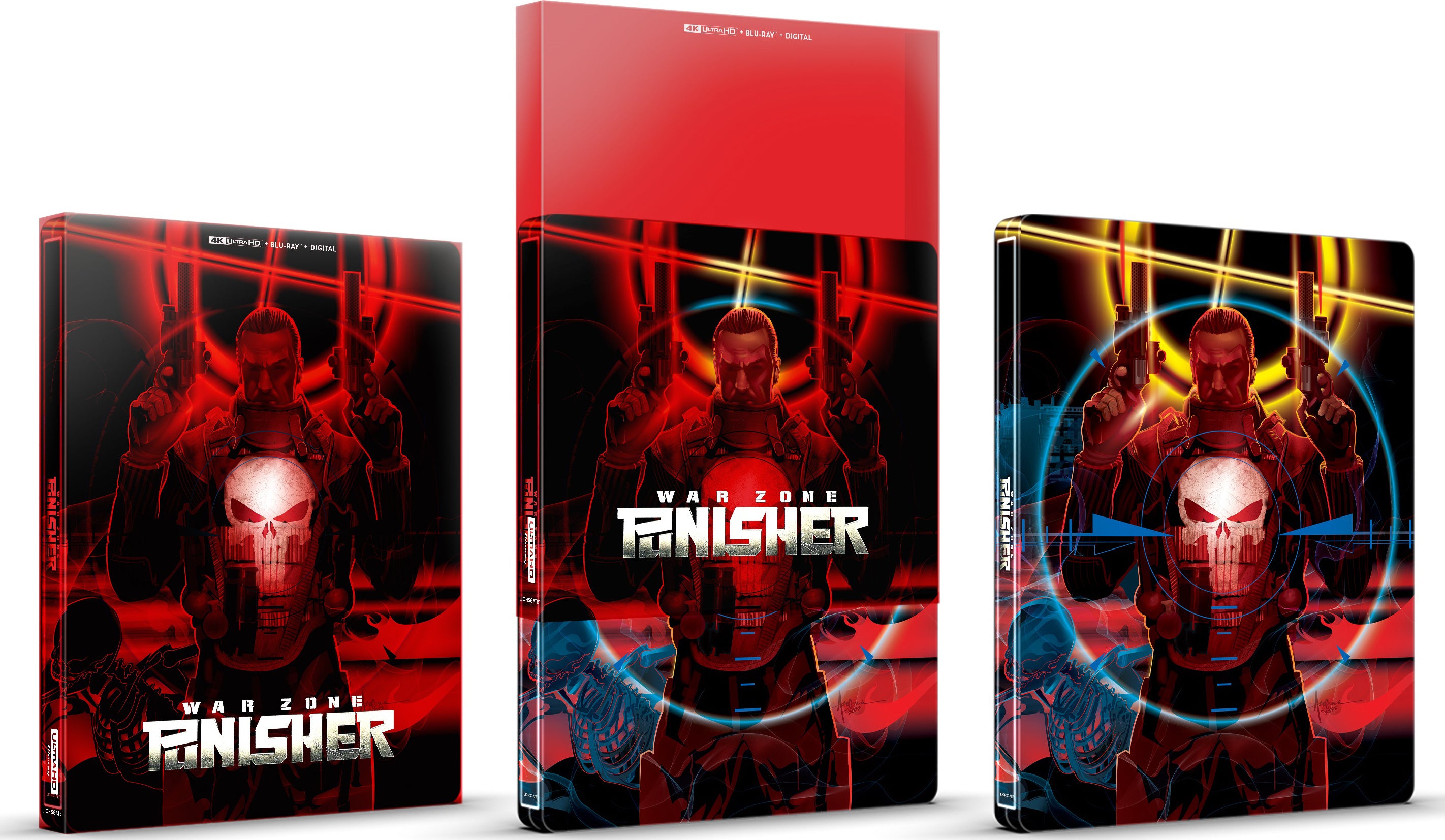 THE PUNISHER Steelbook (4K outlet + Blu-ray + Digital) {OOP}