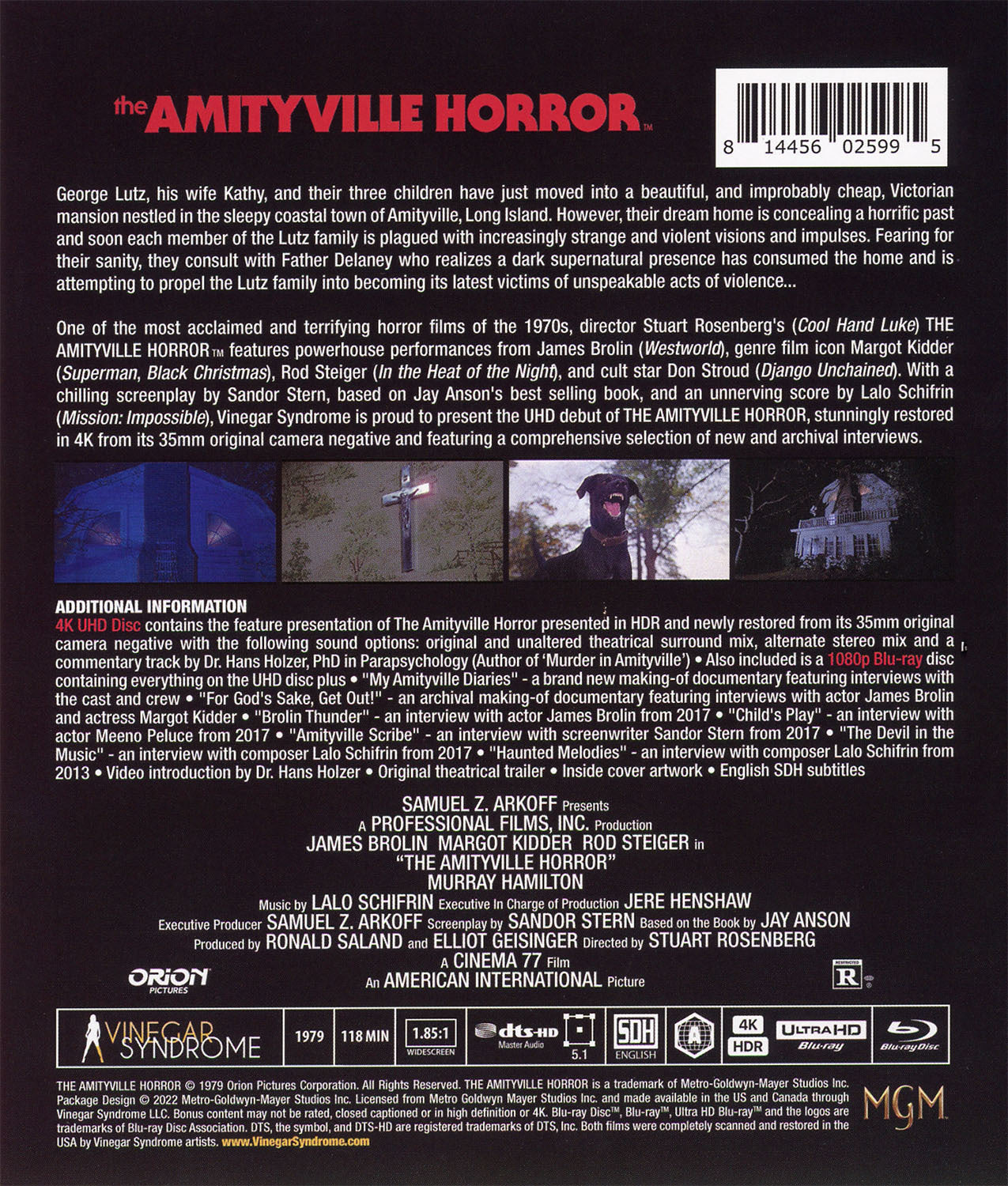 The Amityville Horror 4K: Limited Edition (1979)(VS-406)(Exclusive)