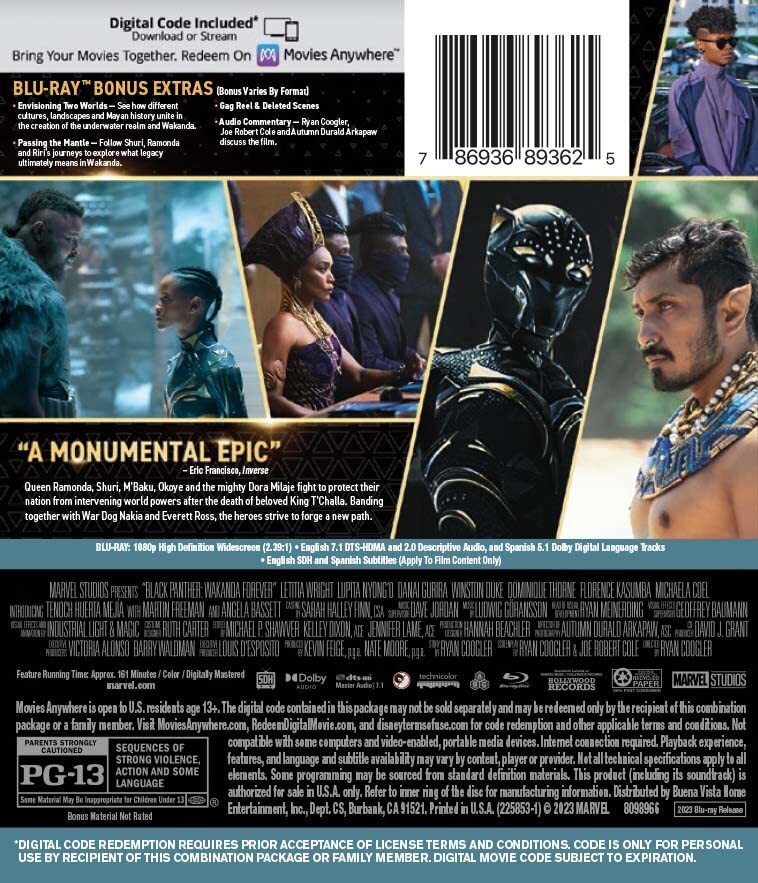 Black Panther: Wakanda Forever (4k/uhd + Blu-ray + Digital) : Target