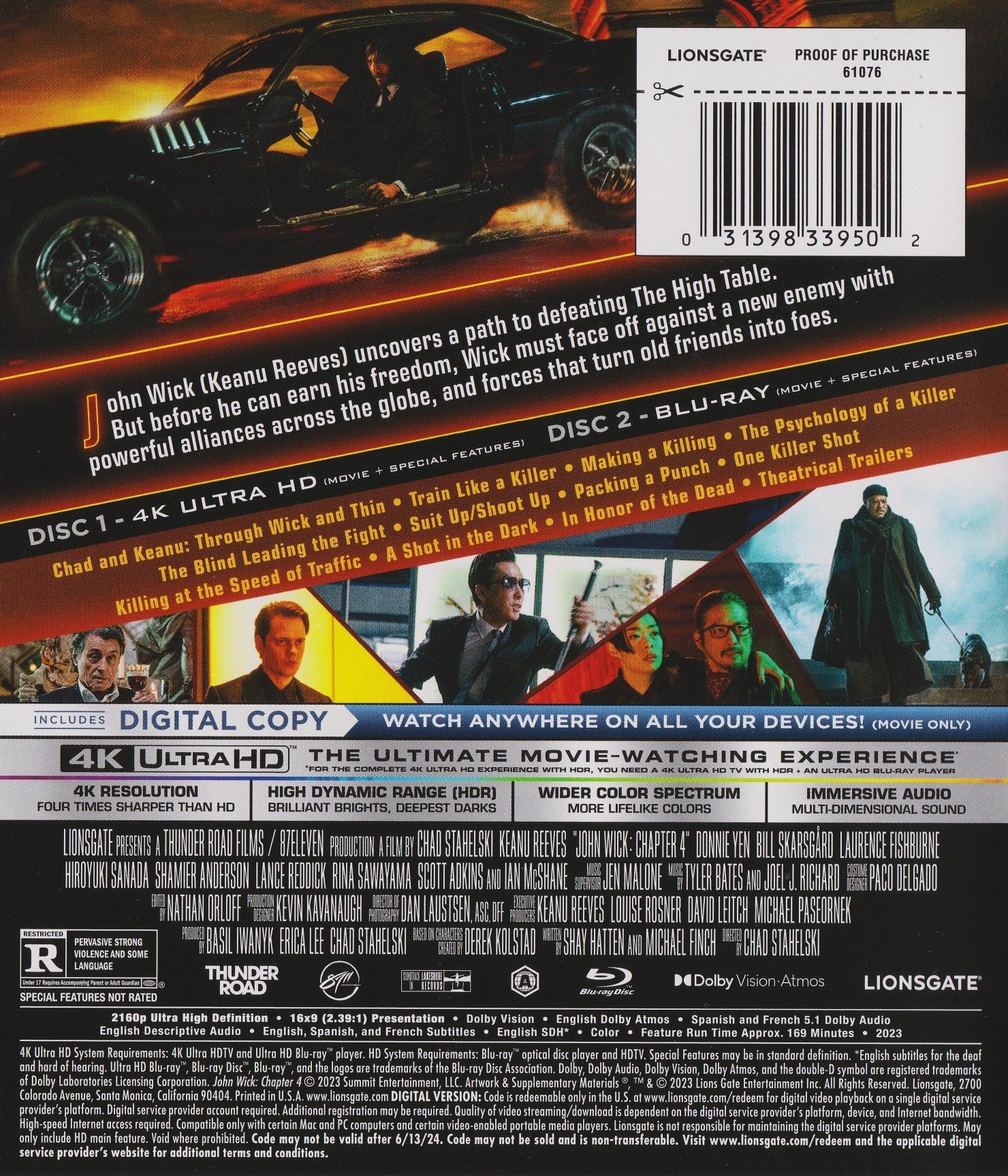 John Wick: Chapter 4 DVD Release Date June 9, 2023