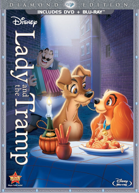 Lady and the Tramp: Diamond Edition (DVD/Blu-ray Edition)(G1)(Slip)