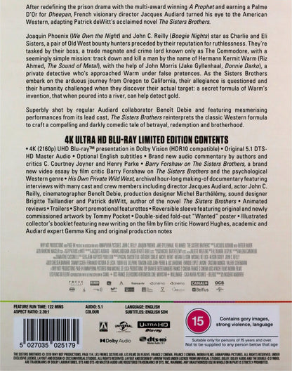 The Sisters Brothers 4K: Limited Edition (UK)