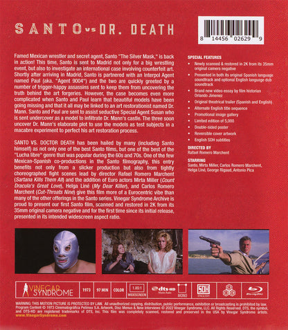 Santo vs Doctor Death: Limited Edition (VSA-029)(Exclusive)