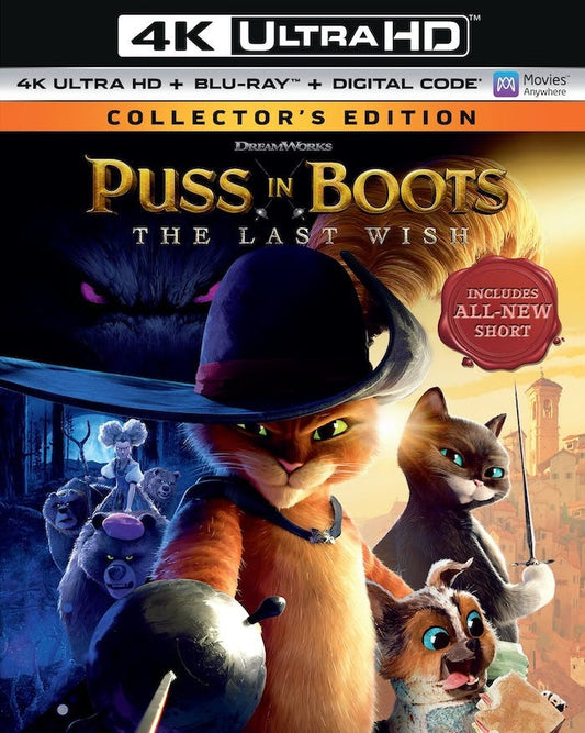Puss in Boots: The Last Wish 4K (Slip)