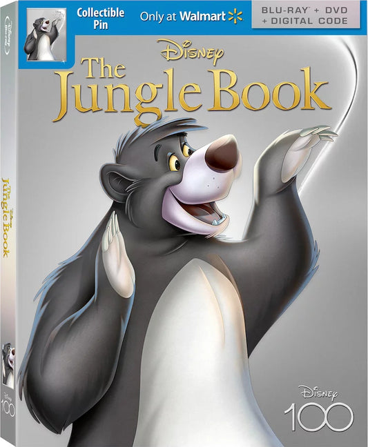 The Jungle Book: Disney 100th Anniversary Edition w/ Pin (1967)(Exclusive)