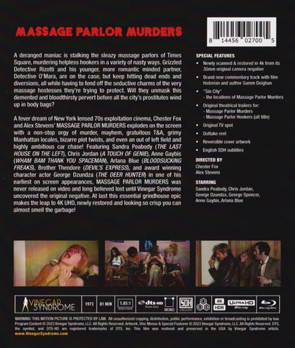 Massage Parlor Murders 4K: Limited Edition (VS-004)(Exclusive)