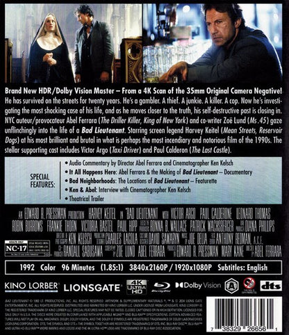 Bad Lieutenant 4K