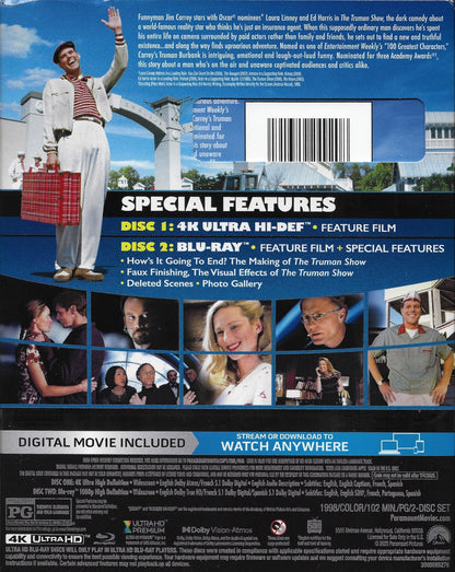 Movie The Truman Show Subtitles The Truman Show HMV Store