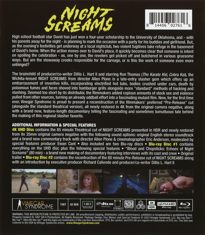 Night Screams 4K: Limited Edition (VS-435)(1987)(Exclusive)