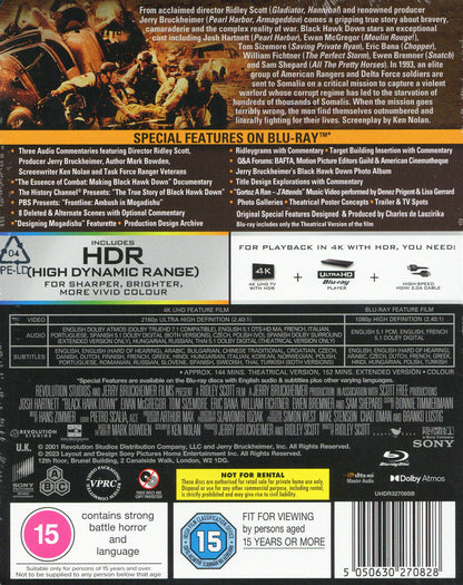 Black Hawk Down 4K SteelBook (UK)
