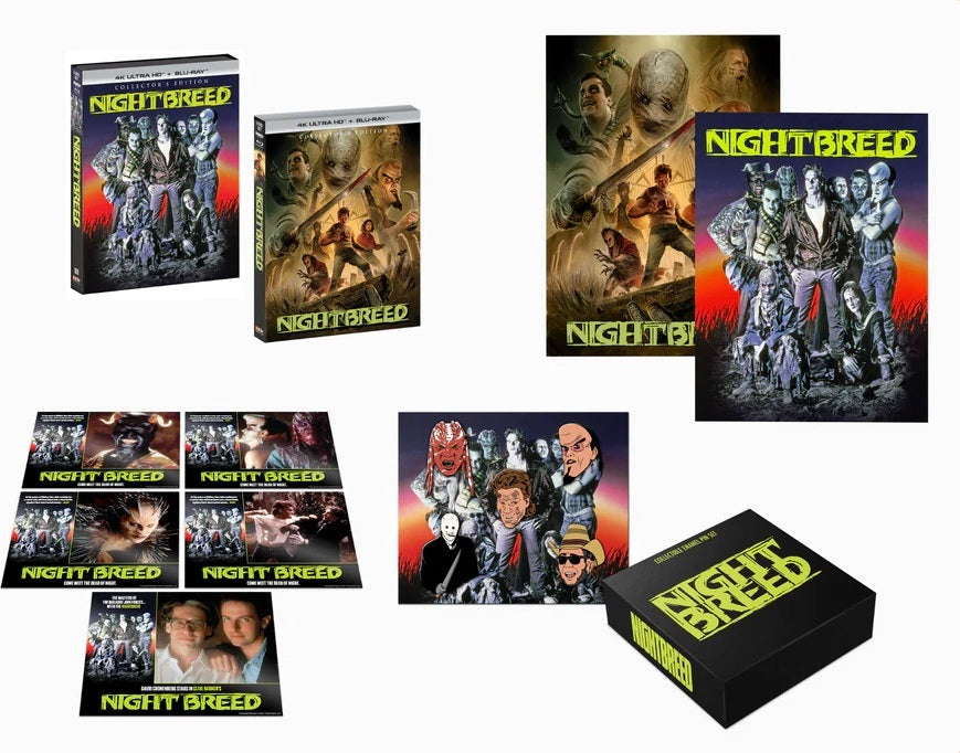 Nightbreed 4K: Collector's Edition w/ Exclusive Slip Cover + Posters + Pins + Lobby Cards (Exclusive)