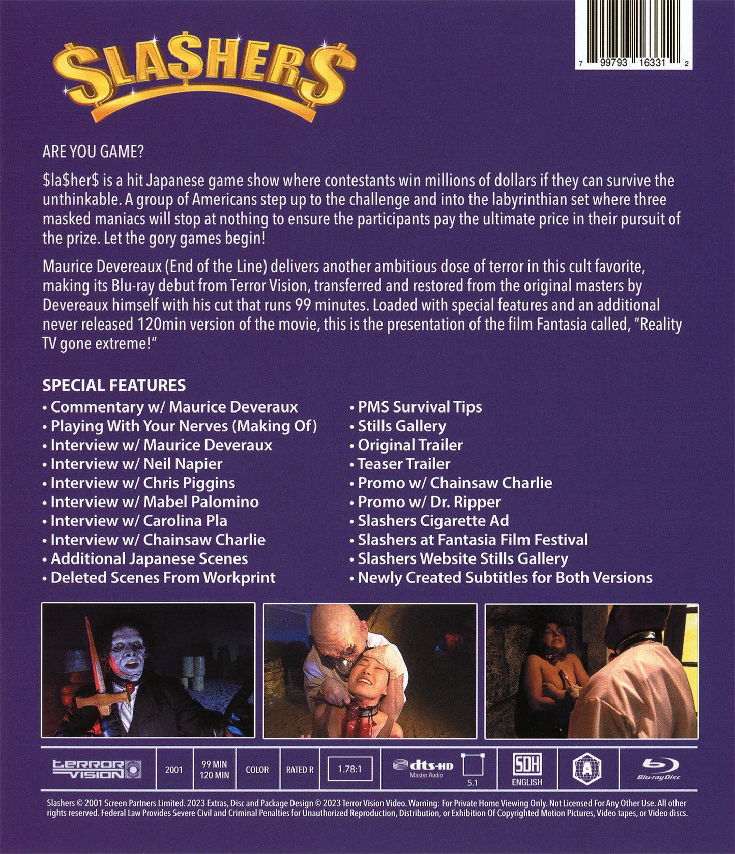 Slashers: Limited Edition (TV-038)(Exclusive)