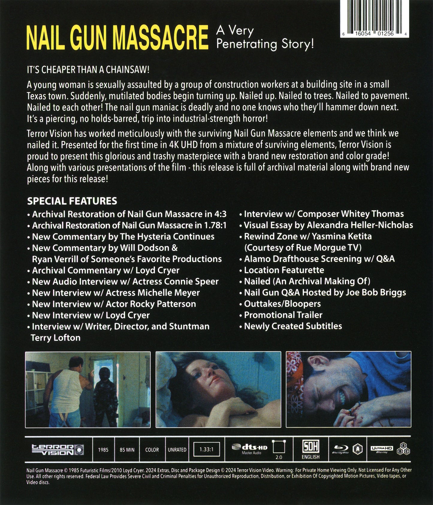 The Nail Gun Massacre 4K: Limited Edition (TV-042)(Exclusive)