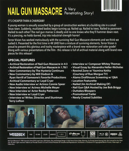 The Nail Gun Massacre 4K: Limited Edition (TV-042)(Exclusive)