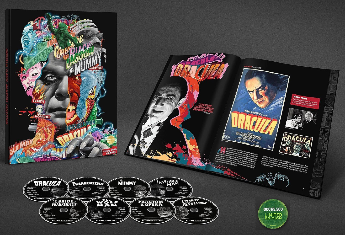 Universal Classic Monsters: Limited Edition Collection 4K DigiBook