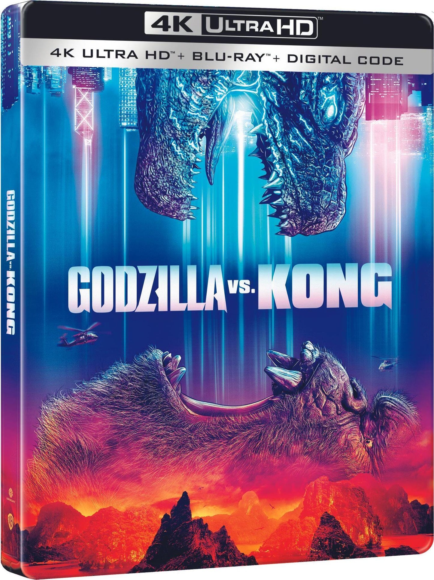 Godzilla Vs. Kong 4K SteelBook (Re-release)(2021)(Exclusive)