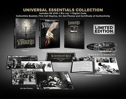 Schindler's List 4K: Universal Essentials Collection - 30th Anniversary Edition