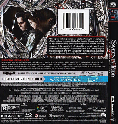 Sweeney Todd: The Demon Barber of Fleet Street 4K