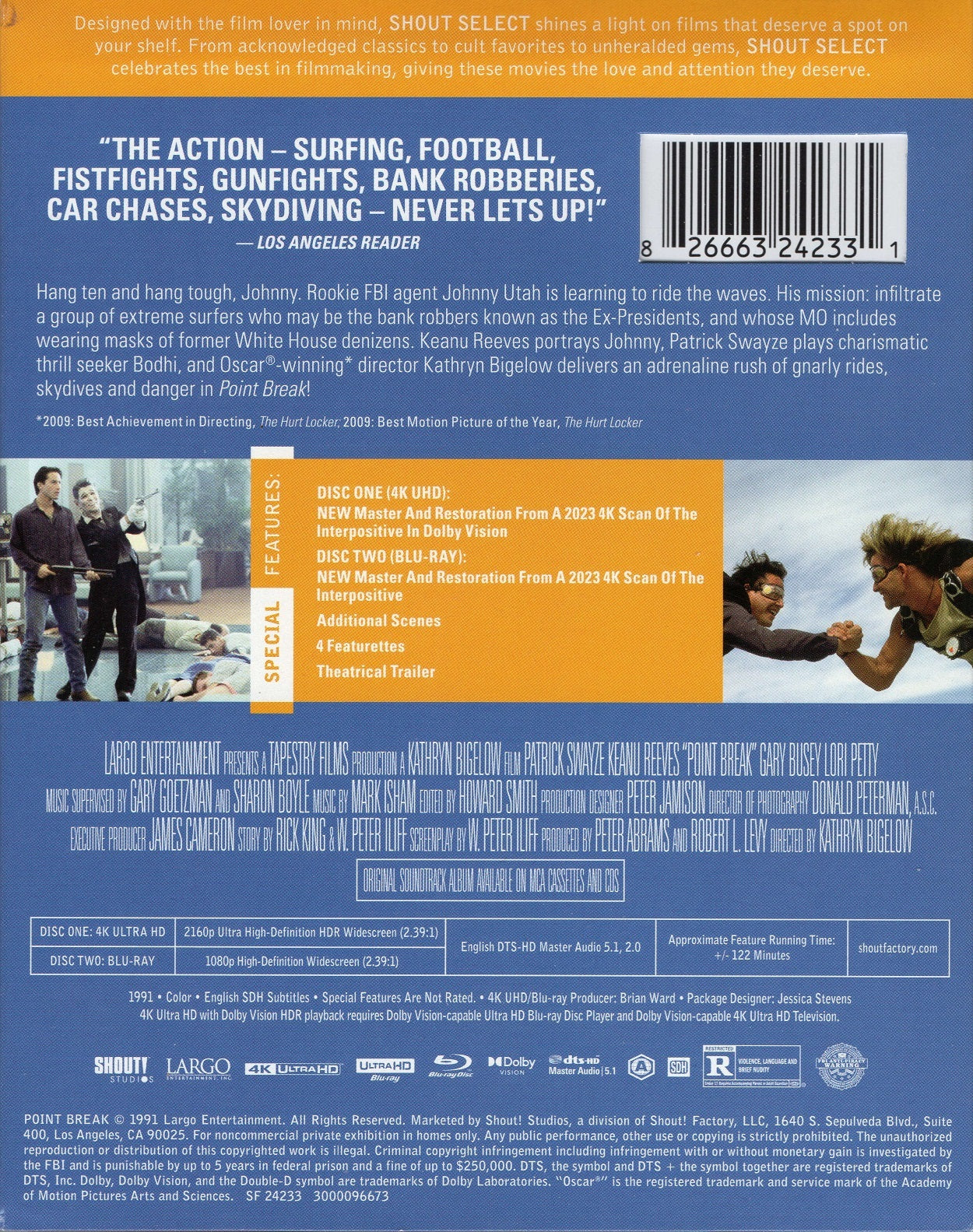 Point Break 4K (1991)