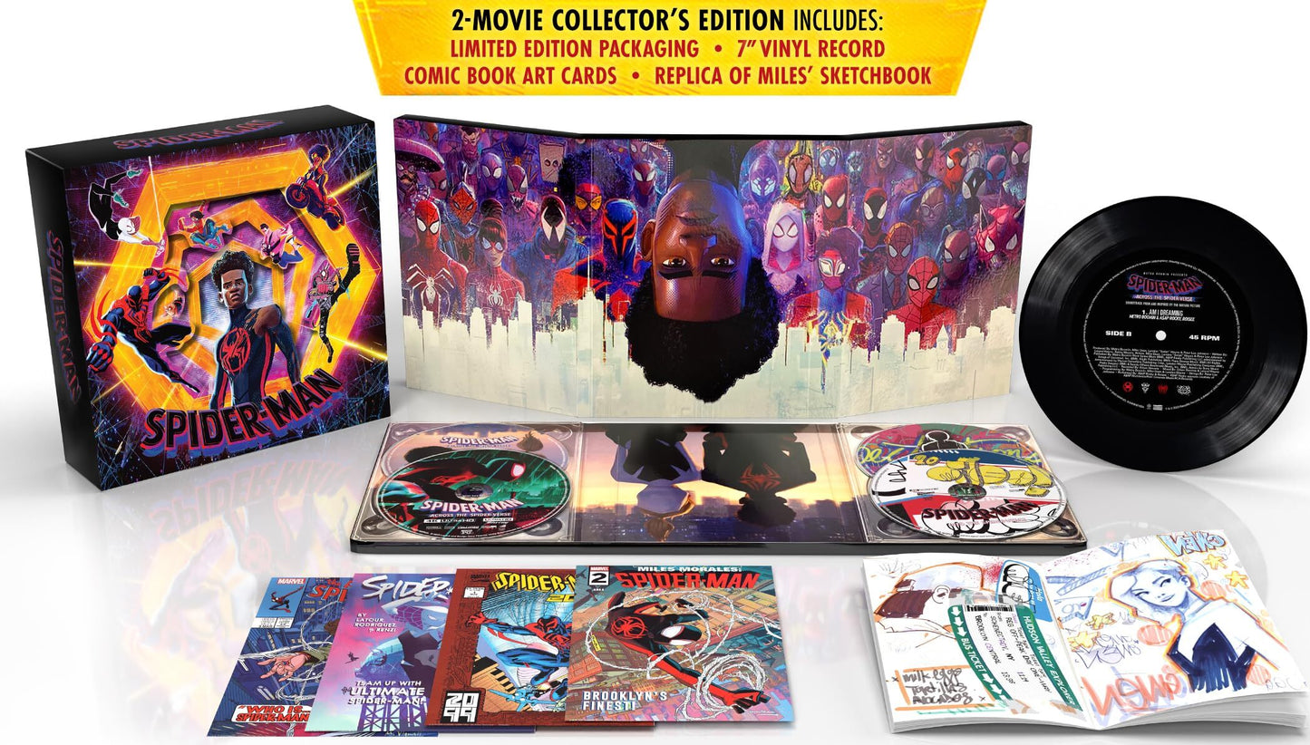 Spider-Man: Into the Spider-Verse / Across the Spider-Verse 4K - Collector's Edition (Spiderman)(Spiderverse)