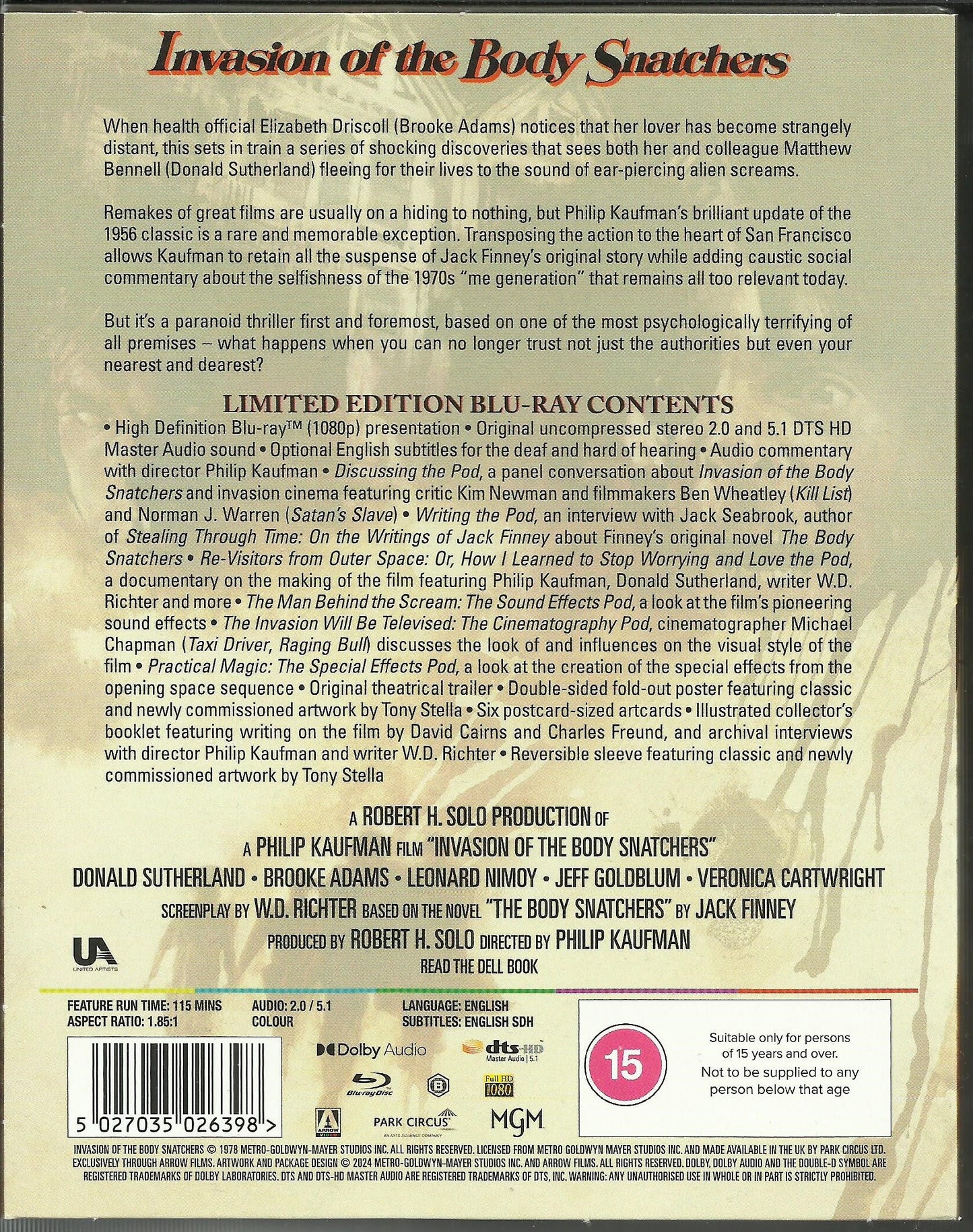 Invasion of the Body Snatchers: Limited Edition (1978)(UK)