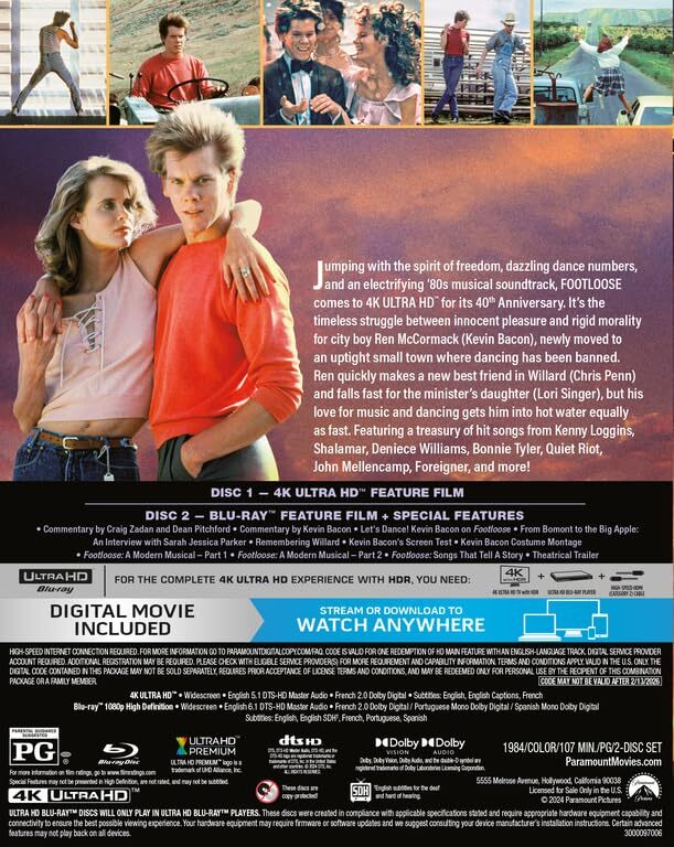 Footloose 4K: 40th Annviersary Edition (1984)