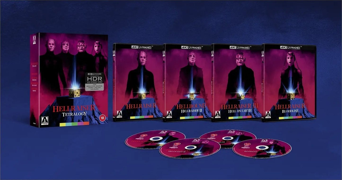 Hellraiser Tetralogy 4K (1987-1996)(UK)