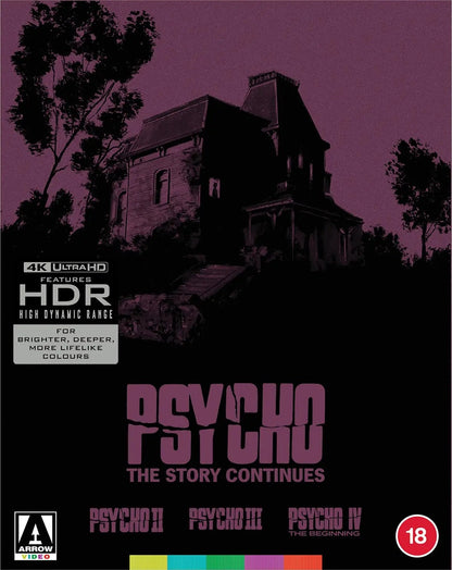 Psycho: The Stories Continues 4K Collection (1983-1990)(UK)