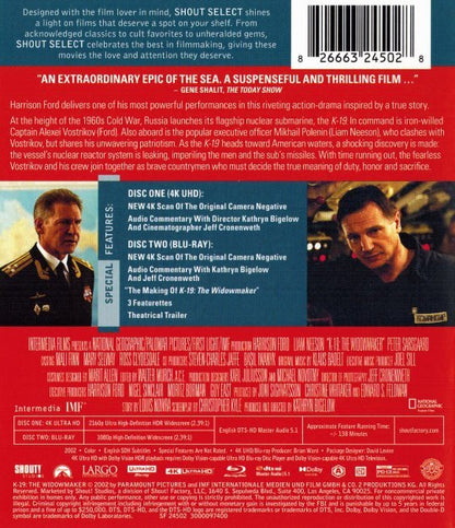 K-19: Widowmaker 4K - Collector's Edition