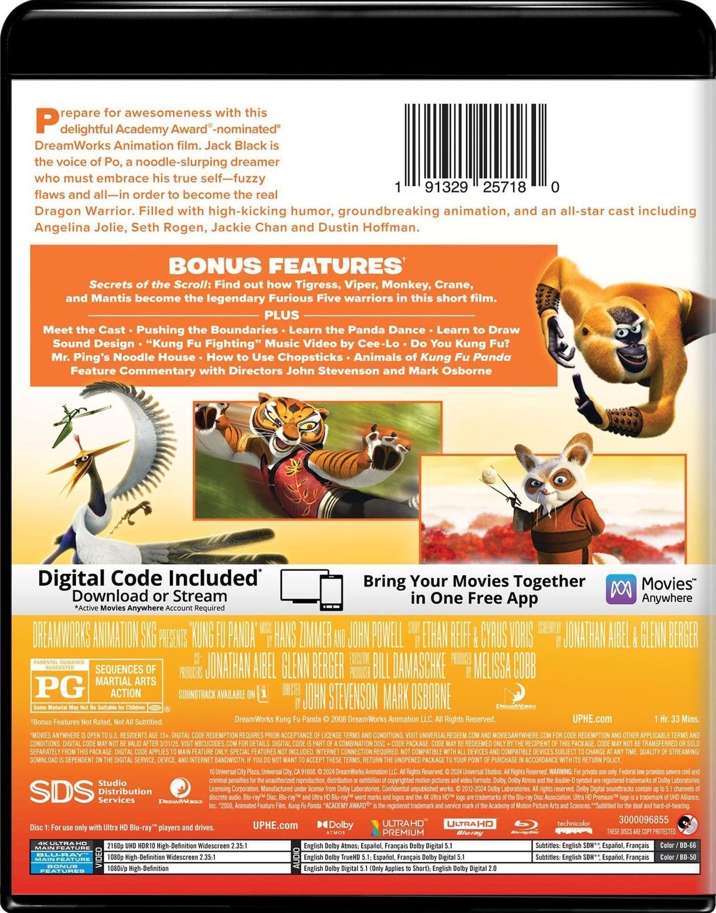 Kung Fu Panda 4K (2008)