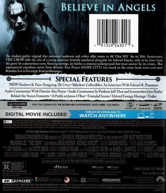 The Crow 4K: 30th Anniversary Edition (1994)