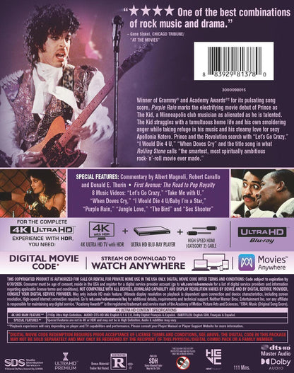 Purple Rain 4K