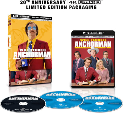 Anchorman: The Legend of Ron Burgundy 4K - Unrated