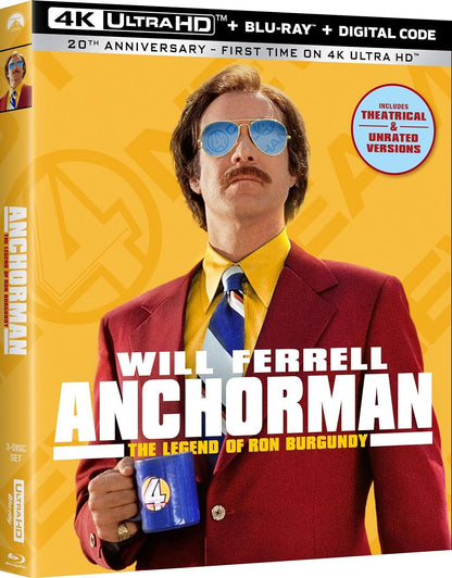 Anchorman: The Legend of Ron Burgundy 4K - Unrated