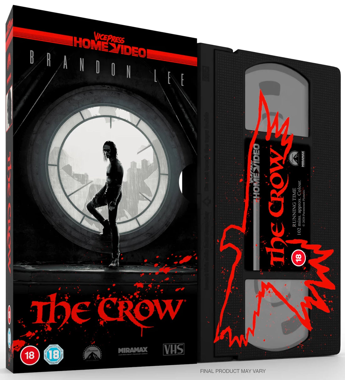 [Pre-Order] The Crow: VHS Edition (1994)(UK)