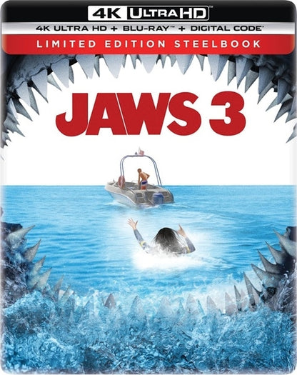 Jaws 3 4K Lenticular SteelBook (1983)(UK)