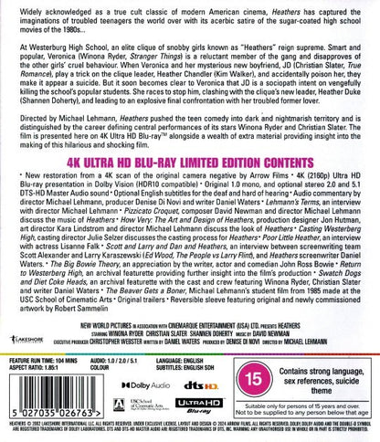 Heathers 4K: Limited Edition (1989)(UK)