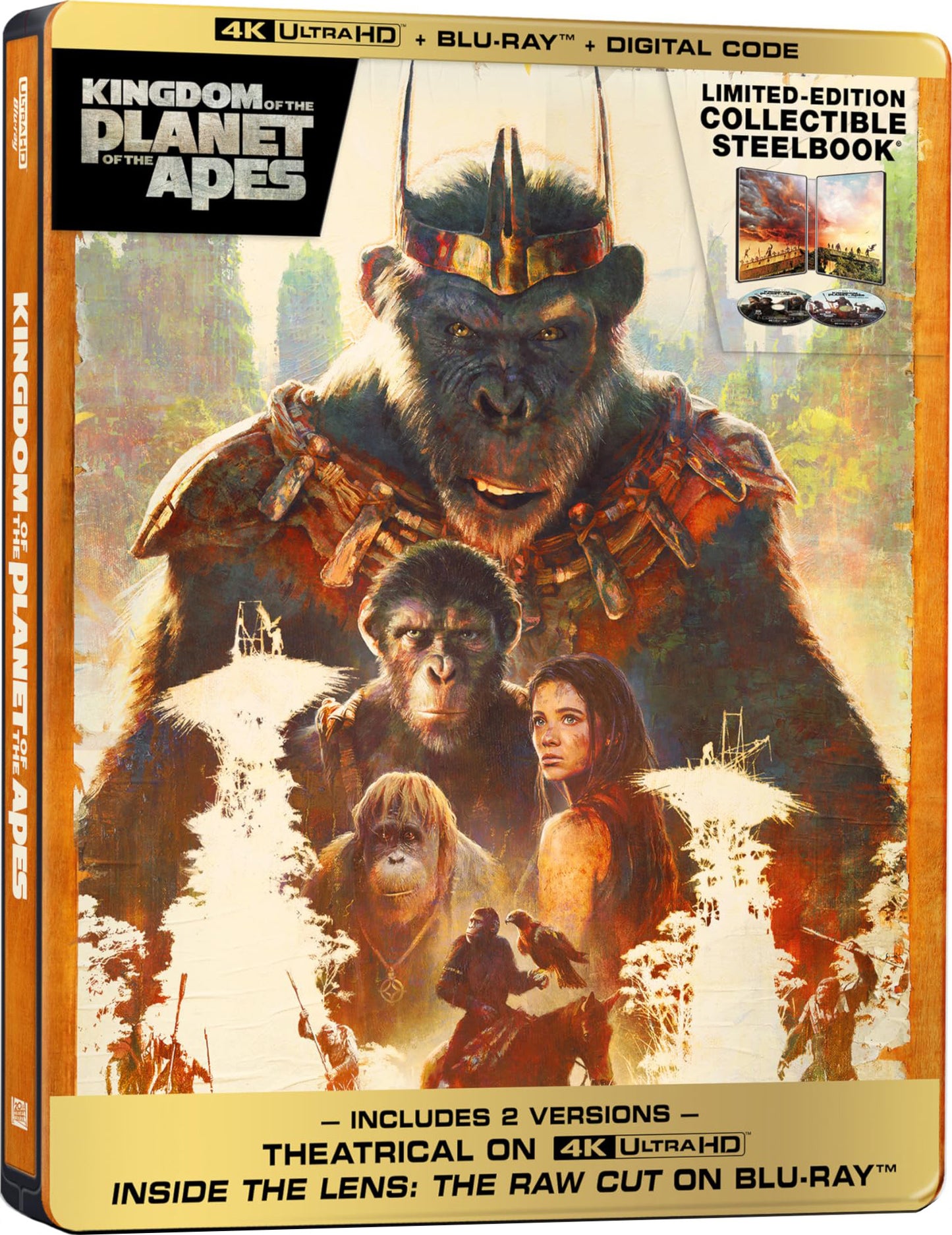 Kingdom of the Planet of the Apes 4K SteelBook