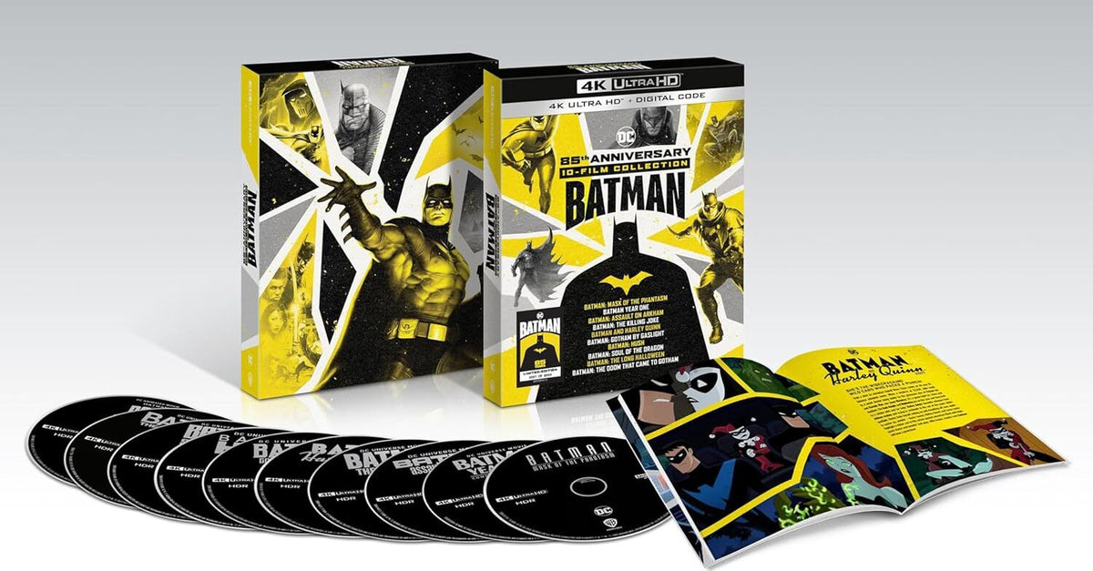 Plex Batman Collection Batman 4K Collection: 85th Anniversary 10-Film Collection Edition ...
